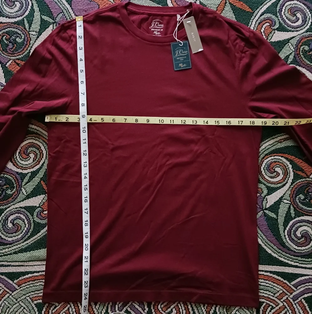 NWT J. Crew Broken-In Long Sleeve Tee